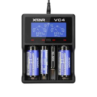 XTAR ŁADOWARKA DO AKUMULATORÓW CYLINDRYCZNYCH LI-ION VC4-49831