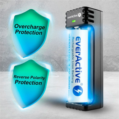 EVERACTIVE ŁADOWARKA DO AKUMULATORÓW CYLINDRYCZNYCH LI-ION LC100-49862