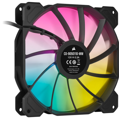 Corsair SP140 RGB ELITE Obudowa komputera Wentylator 14 cm Czarny 1 szt.-59763