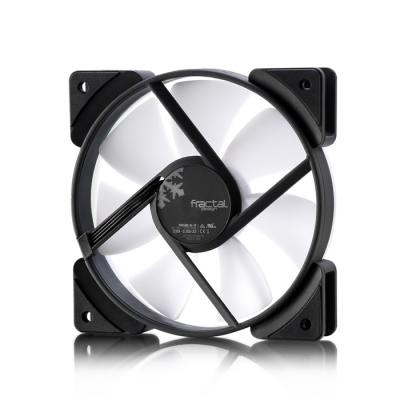 Fractal Design Prisma AL-12 PWM Obudowa komputera Wentylator 12 cm Czarny, Biały 1 szt.-60429