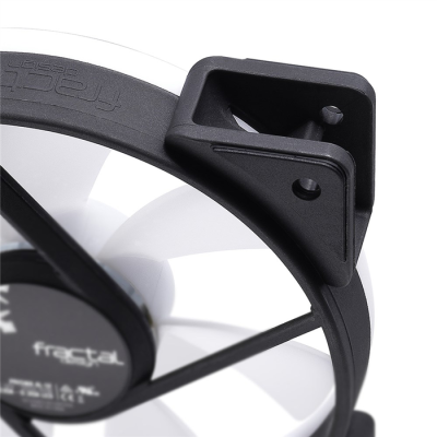 Fractal Design Prisma AL-12 PWM Obudowa komputera Wentylator 12 cm Czarny, Biały 1 szt.-60434
