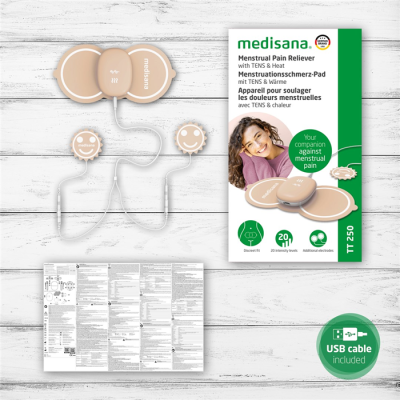 Urządzenie do uśmierzania bólów menstruacyjnych Medisana TT 250-620153