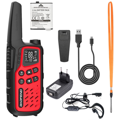 Krótkofalówka Baofeng BF-T25E czerwona-632823