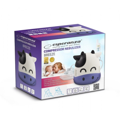 Inhalator kompresorowy Esperanza BREEZE ECN001 (kolor biały)-639943
