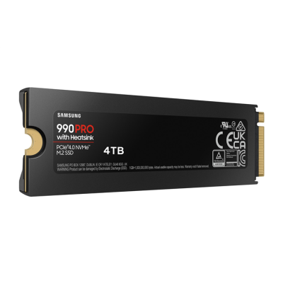 SSD PCIE G4 M.2 NVME 4TB W/HS/990 PRO MZ-V9P4T0CW SAMSUNG-68117
