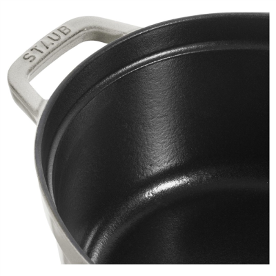 Garnek żeliwny owalny STAUB 40501-448-0 - biała trufla 6.7 ltr-699845