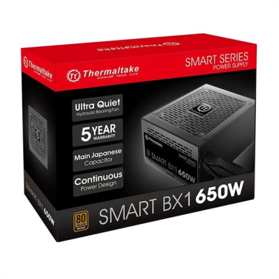 Zasilacz Thermaltake Smart BX1 PS-SPD-0650NNSABE-1 (650 W; Aktywne; 120 mm)-720968