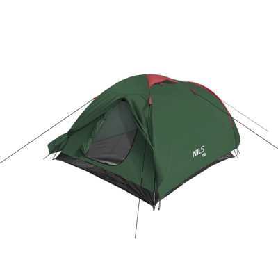 Namiot kempingowy NILS CAMP Rocker NC6013 3 osobowy zielono-czerwony-786244