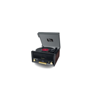 Muse MT112W obrotowy talerz gramofonu Gramofon z napędem pasowym Brązowy Automatyczny