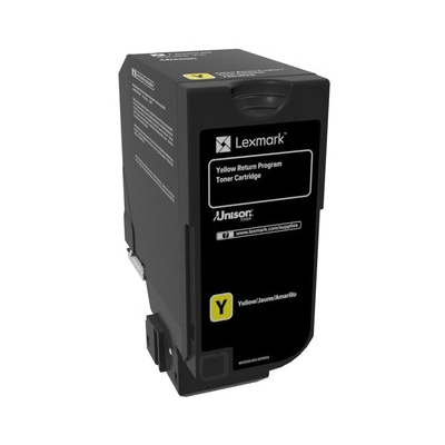Lexmark 74C20Y0 kaseta z tonerem 1 szt. Oryginalny Żółty