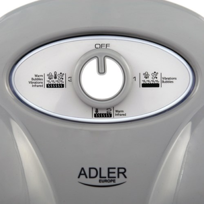 Adler AD 2167 masażer Nogi Szary, Biały-847236