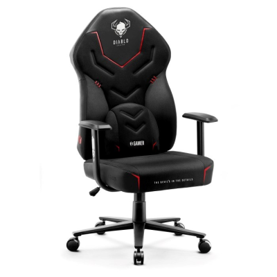 Fotel gamingowy DIABLO X-GAMER fotel czarno-czarny-90799