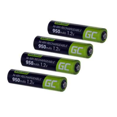 GREEN CELL AKUMULATORKI PALUSZKI 4X AAA R3 950MAH