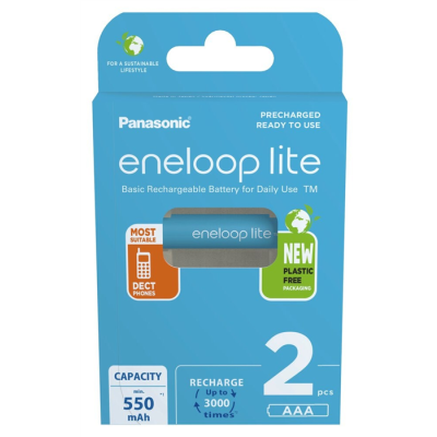 PANASONIC ENELOOP LITE AAA 550mAh 2 szt