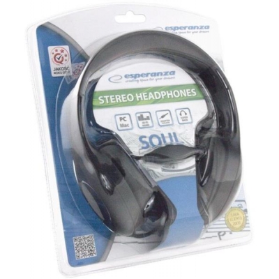 Słuchawki Esperanza Soul EH138K (kolor czarny)-1253565