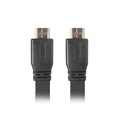 Kabel Lanberg CA-HDMI-21CU-0030-BK (HDMI M - HDMI M; 3m; kolor czarny)-1276695