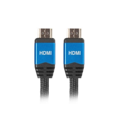Kabel Lanberg Premium CA-HDMI-20CU-0018-BL (HDMI M - HDMI M; 1,8m; kolor czarny)-1280535
