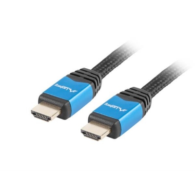 Kabel Lanberg Premium CA-HDMI-20CU-0018-BL (HDMI M - HDMI M; 1,8m; kolor czarny)-1280536