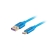 Kabel Lanberg Premium CA-USBO-21CU-0005-BL (USB 2.0 typu A - USB typu C ; 0,50m; kolor niebieski)-1314931