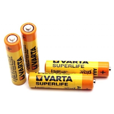 Zestaw baterii cynkowo-węglowe VARTA Superlife R03 AAA (Zn-C; x 4)-1374754