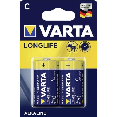 Zestaw baterii alkaliczne VARTA Longlife LR14 C (x 2)-2992821