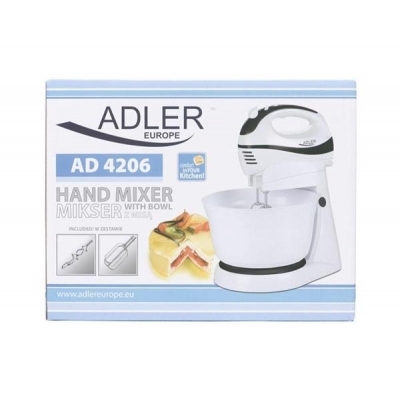 Mikser ręczny Adler AD 4206 (300W; kolor biały)-1382077