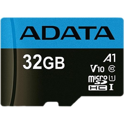 Karta pamięci z adapterem ADATA Premier AUSDH32GUICL10A1-RA1 (32GB; Class 10, V10; + adapter)-1614886