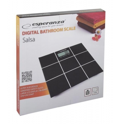Waga łazienkowa Esperanza Salsa EBS004 (kolor czarny)-1638171