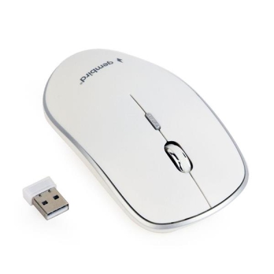 Mysz GEMBIRD MUSW-4B-01-W (optyczna; 1600 DPI; kolor biały-1674210