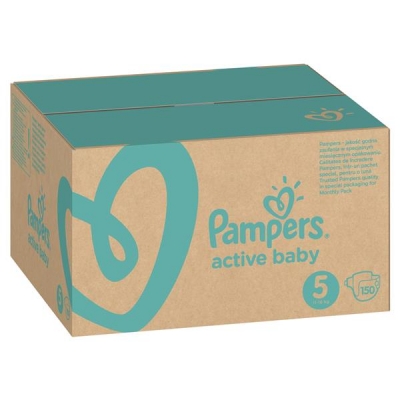 Pampers Zestaw pieluch Active Baby MTH Box 5 (11-16 kg); 150-2060788