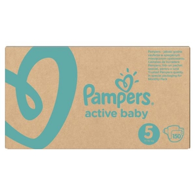 Pampers Zestaw pieluch Active Baby MTH Box 5 (11-16 kg); 150-2060791