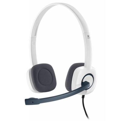 Słuchawki Logitech 981-000350 (kolor biały-2451581