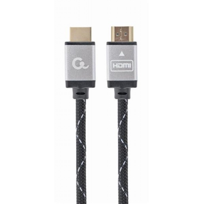 Kabel GEMBIRD Seria Select Plus CCB-HDMIL-1M (HDMI M - HDMI M; 1m; kolor czarny)-2634700