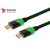 Kabel SAVIO GCL-06 (HDMI M - HDMI M; 3m; kolor czarno-zielony)-2708670
