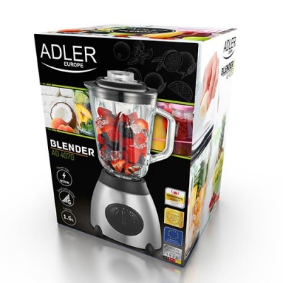 Blender kielichowy Adler AD 4070 (600W; kolor czarny)-2879303