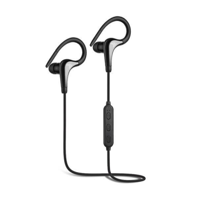Słuchawki bezprzewodowe, z mikrofonem, ze słuchawkami SAVIO WE-03 (dokanałowe, sportowe; bezprzewodowe, Bluetooth; z wbudowanym mikrofonem; kolor czarny-2887283