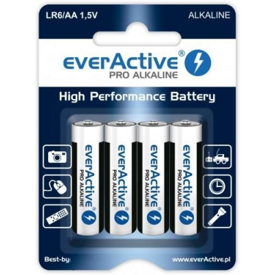 Zestaw baterii alkaliczne everActive LR64BLPA (x 4)-2890075