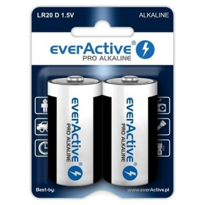 Zestaw baterii alkaliczne everActive EVLR20-PRO (x 2)-2890082