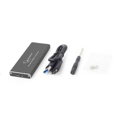 Kieszeń GEMBIRD EE2280-U3C-01 (M.2; Micro USB 3.0 B; Aluminium; kolor czarny)-2894733