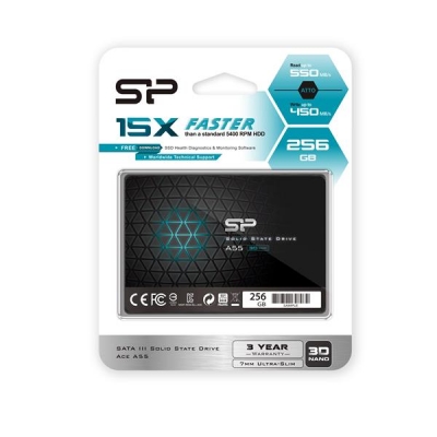 Dysk SSD Silicon Power Ace A55 SP256GBSS3A55S25 (256 GB ; 2.5
