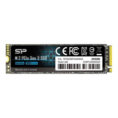 Dysk SSD Silicon Power Ace A60 SP256GBP34A60M28 (256 GB ; M.2; PCIe NVMe 3.0 x4)-2895007