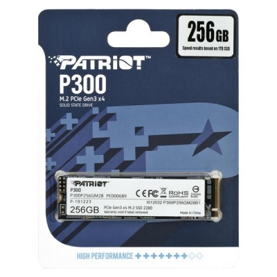 SSD Patriot P300 M.2 PCI-Ex4 NVMe 256GB 1,7GB/s-2895302