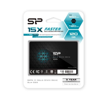 Dysk SSD Silicon Power S55 SP120GBSS3S55S25 (120 GB ; 2.5