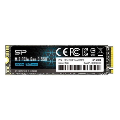 Dysk SSD Silicon Power Ace A60 SP512GBP34A60M28 (512 GB ; M.2; PCIe NVMe 3.0 x4)-2895767