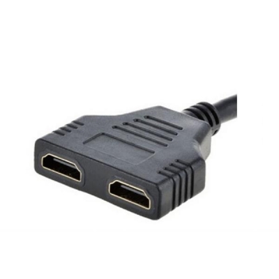 Adapter GEMBIRD DSP-2PH4-04 (HDMI M - 2x HDMI F; 0,20m; kolor czarny)-2904874