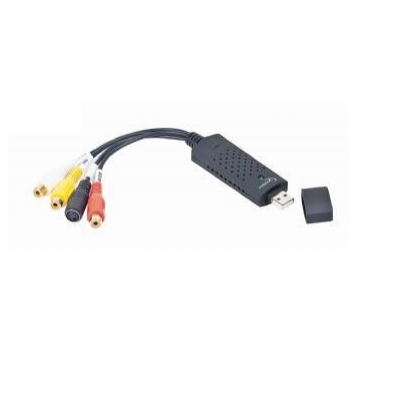 Adapter GEMBIRD UVG-002 (USB M - RCA, S-Video F; 0,50m; kolor czarny)-2904904