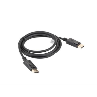 Kabel Lanberg  CA-DPDP-10CC-0018-BK (DisplayPort Męski - DisplayPort Męski; 1,8m; czarny)-2905233