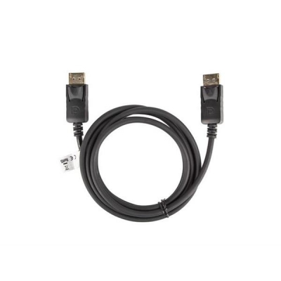 Kabel Lanberg  CA-DPDP-10CC-0018-BK (DisplayPort Męski - DisplayPort Męski; 1,8m; czarny)-2905234