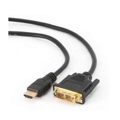 Kabel GEMBIRD CC-HDMI-DVI-6 (HDMI M - DVI-D M; 1,8m; kolor czarny)-2905304