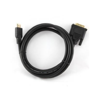 Kabel GEMBIRD CC-HDMI-DVI-6 (HDMI M - DVI-D M; 1,8m; kolor czarny)-2905305
